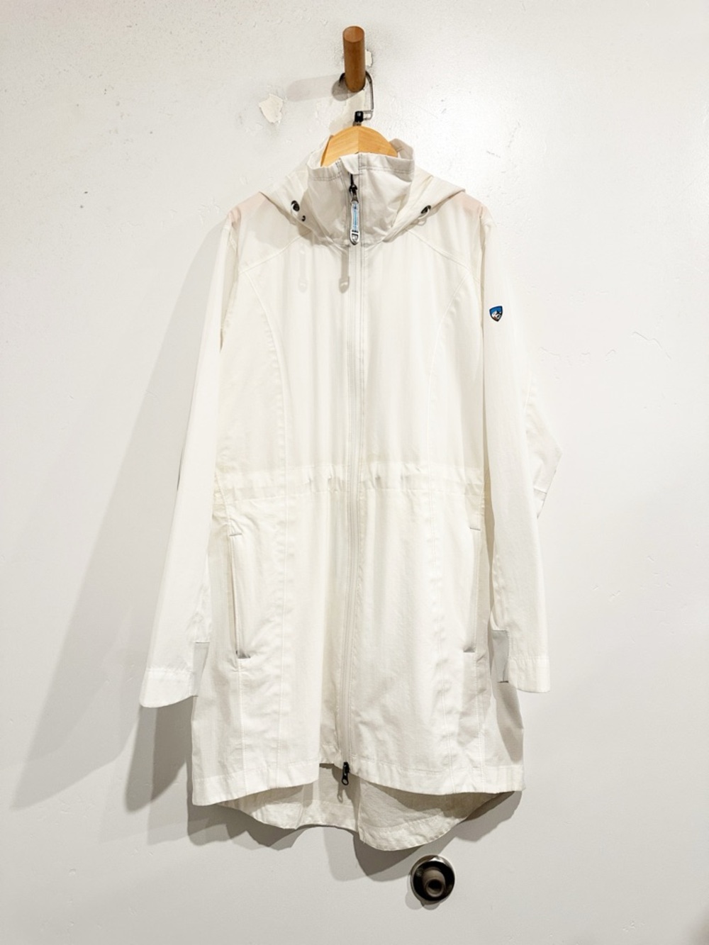 Kuhl Jetstream Trench Coat in White Size Medium - Picture 4 of 16